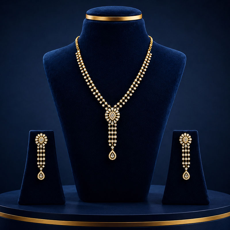 Diamond Necklace Set